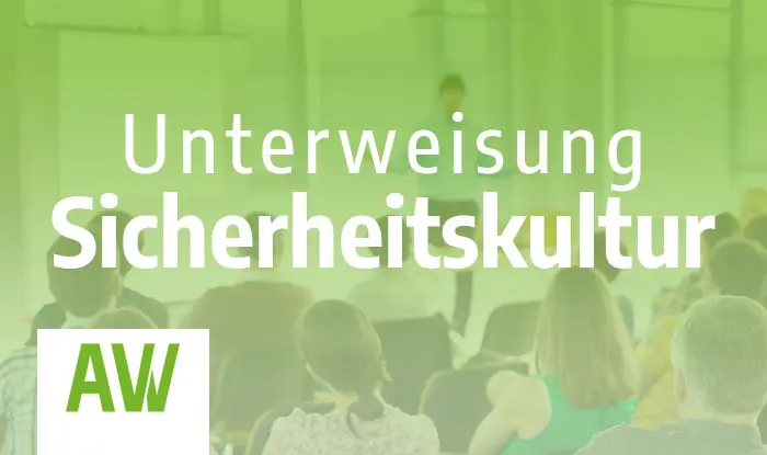 Unterweisung Sicherheitskultur - WBT