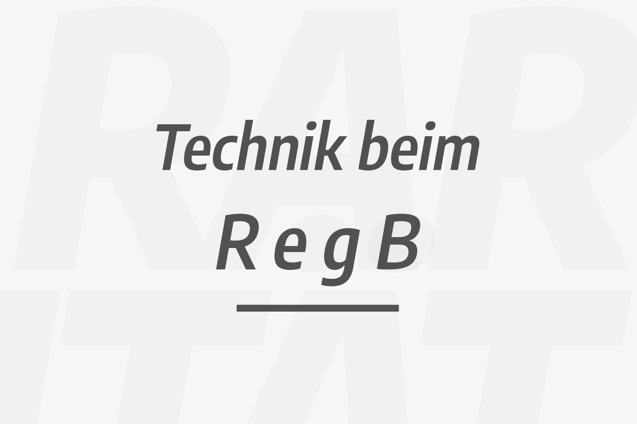 Technik beim regB – ein Mysterium