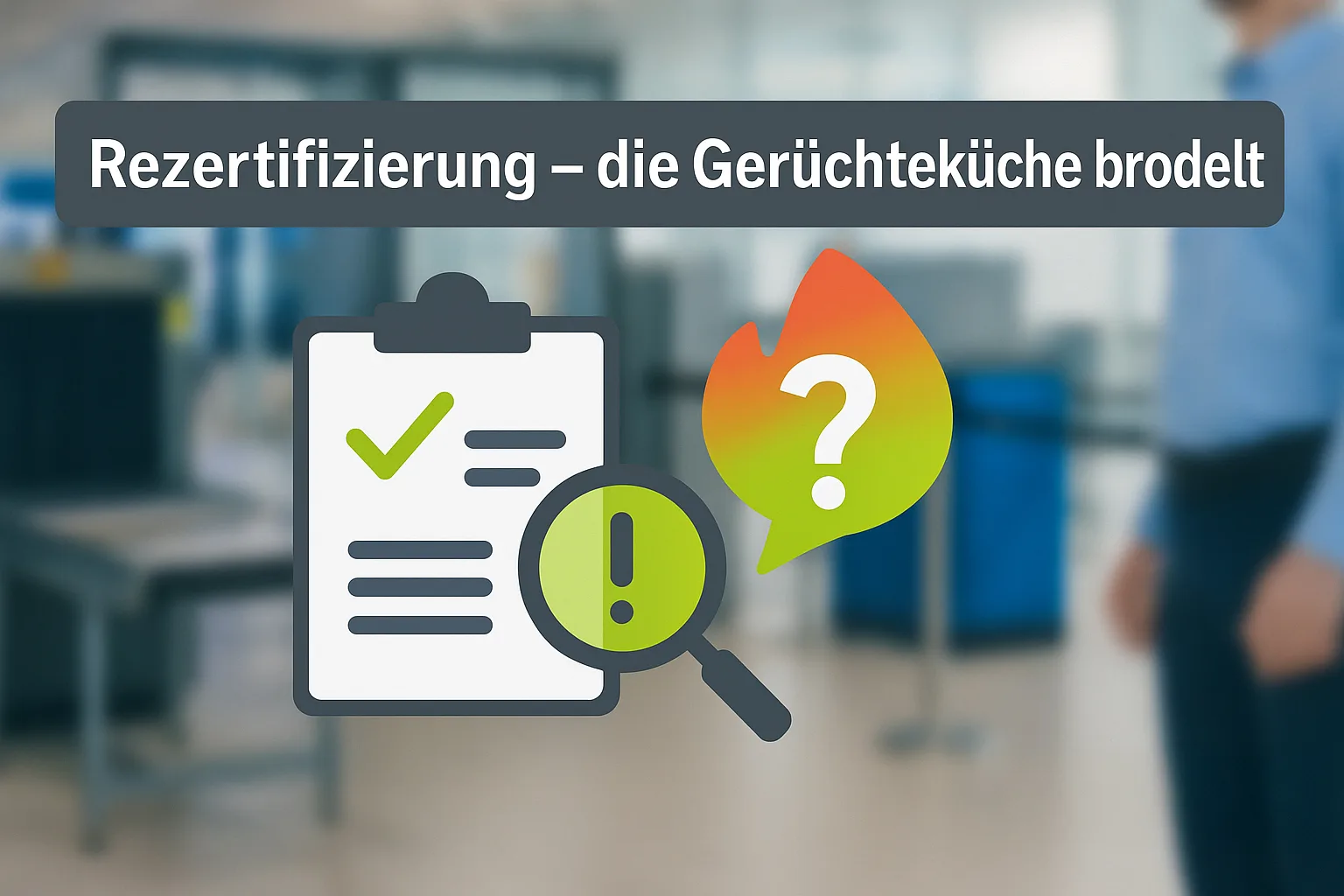 Rezertifizierung - die Gerüchteküche brodelt