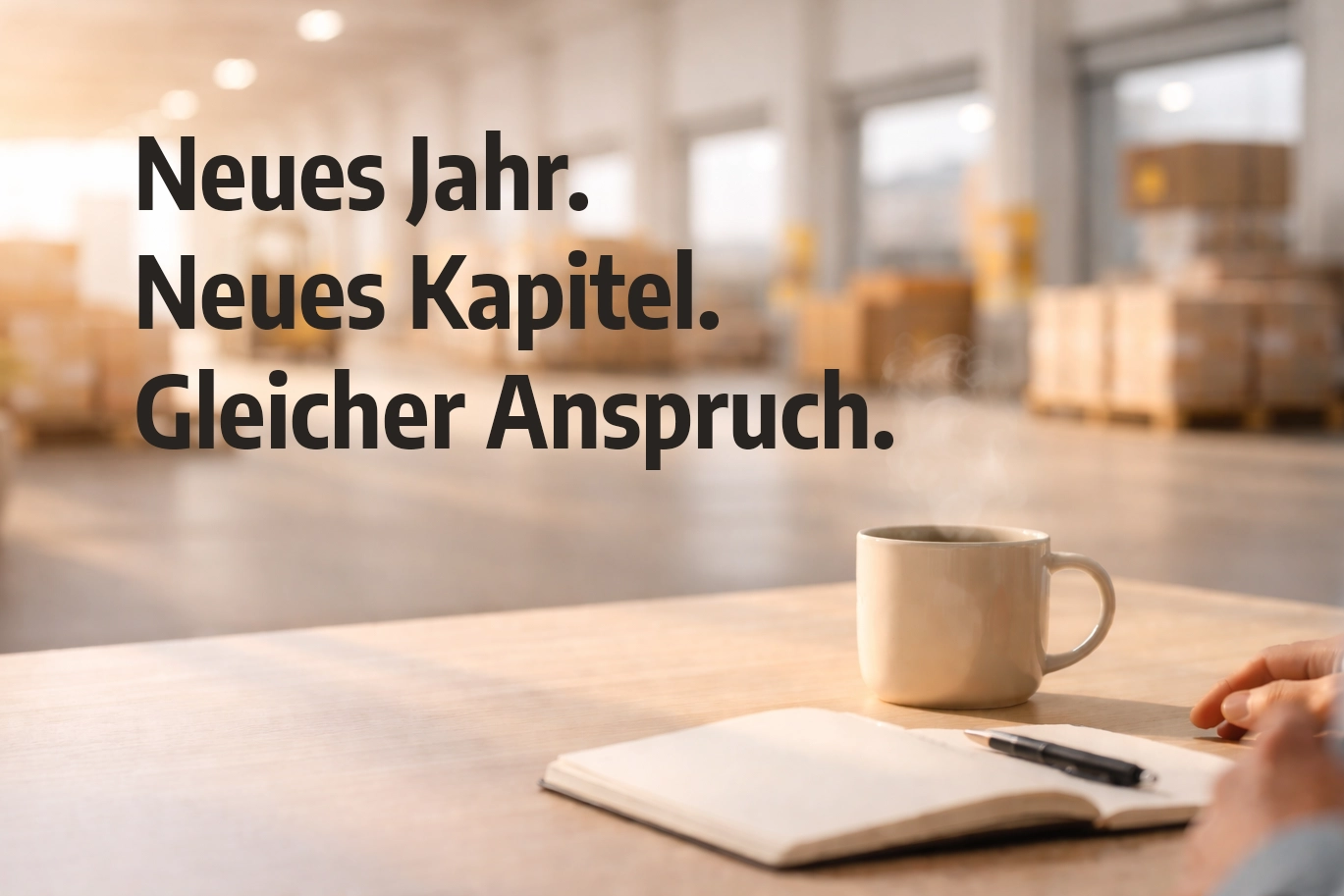 Neues Jahr. Neues Kapitel. Gleicher Anspruch.