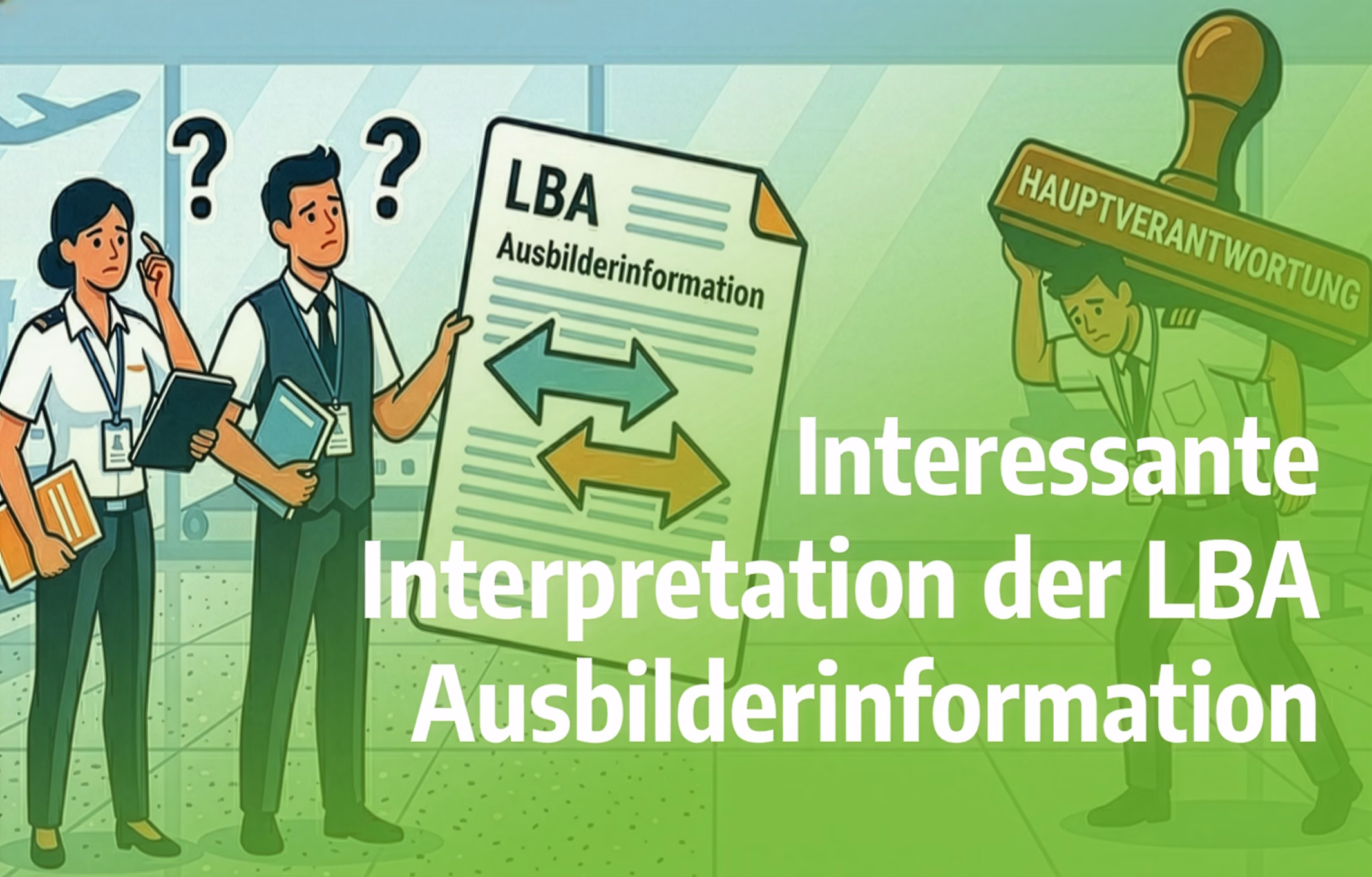 Interessante Interpretation der LBA Ausbilderinformation